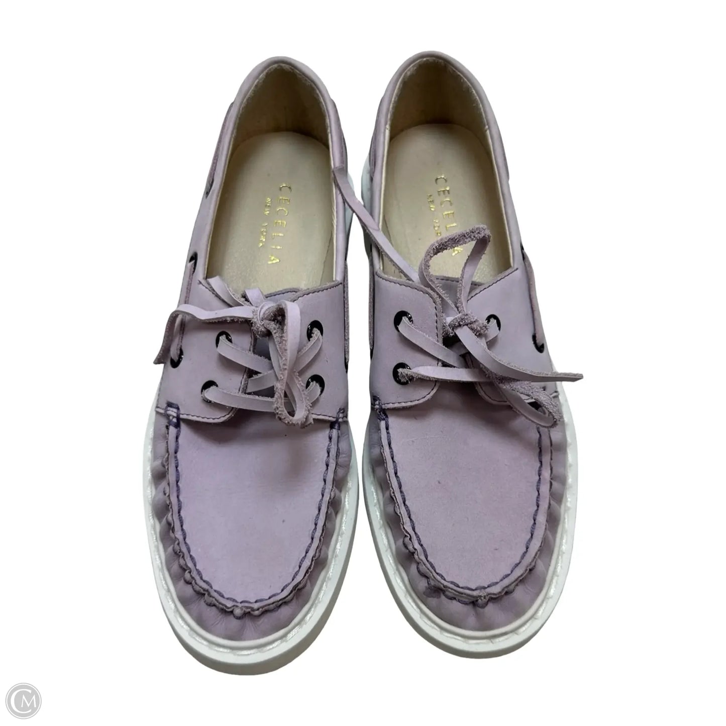 Shoes Flats By Clothes Mentor In Purple, Size: 6.5