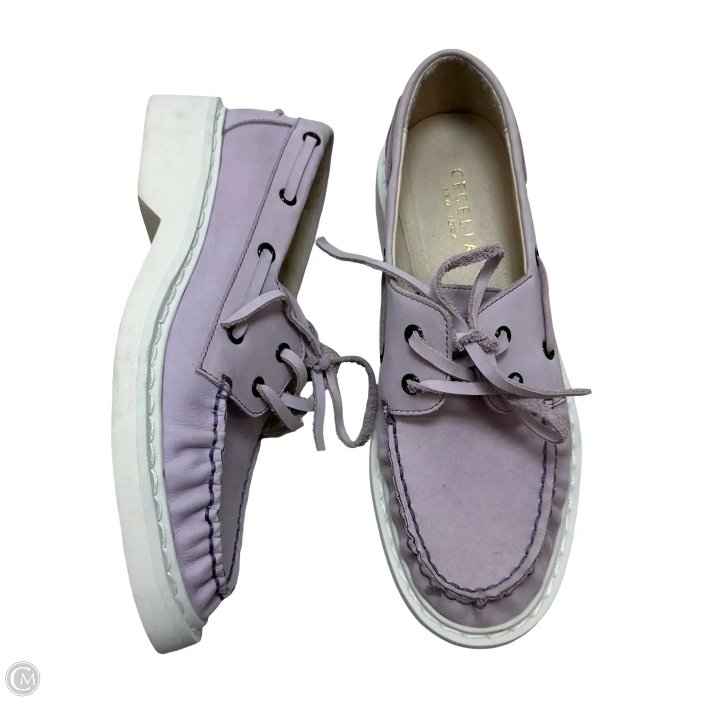 Shoes Flats By Clothes Mentor In Purple, Size: 6.5