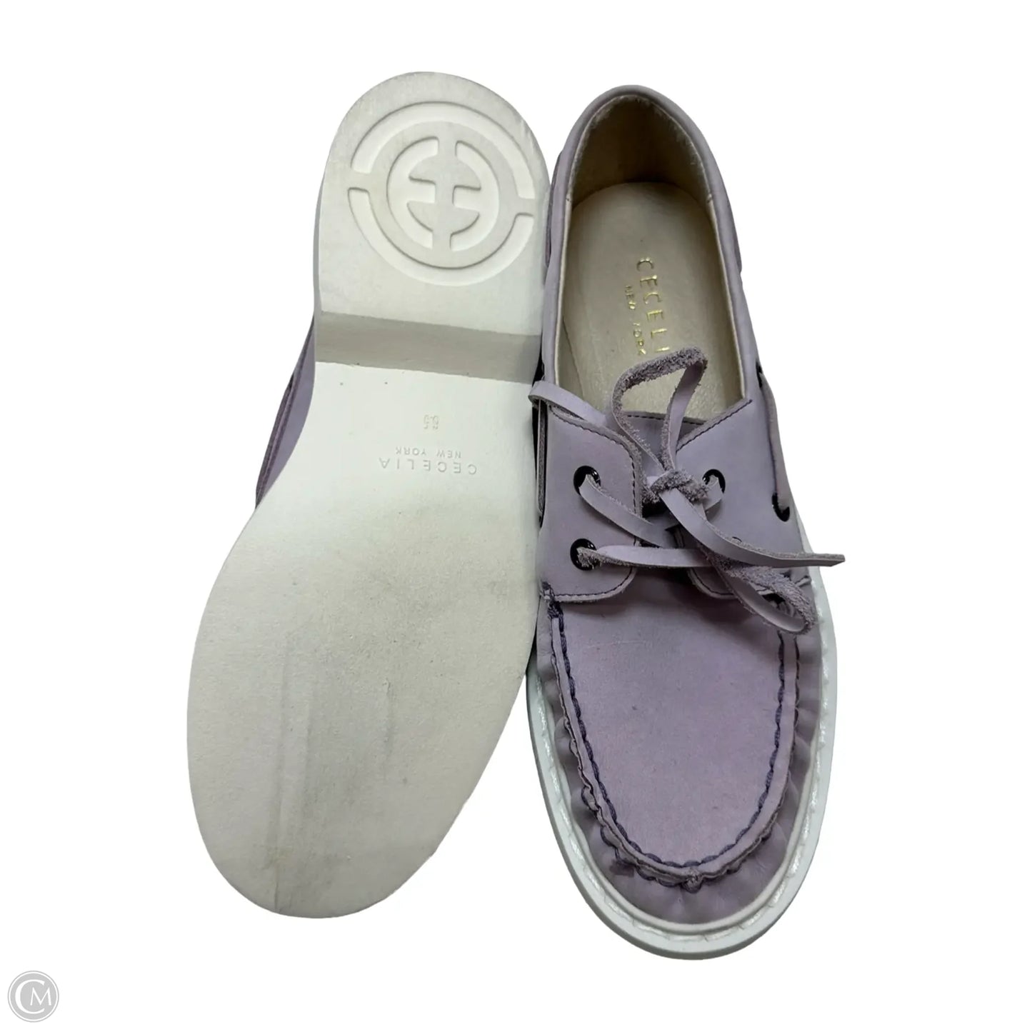 Shoes Flats By Clothes Mentor In Purple, Size: 6.5