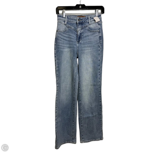 Jeans Wide Leg By Judy Blue In Blue Denim, Size: 0