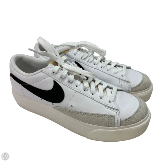 Shoes Athletic By Nike In White, Size: 8.5