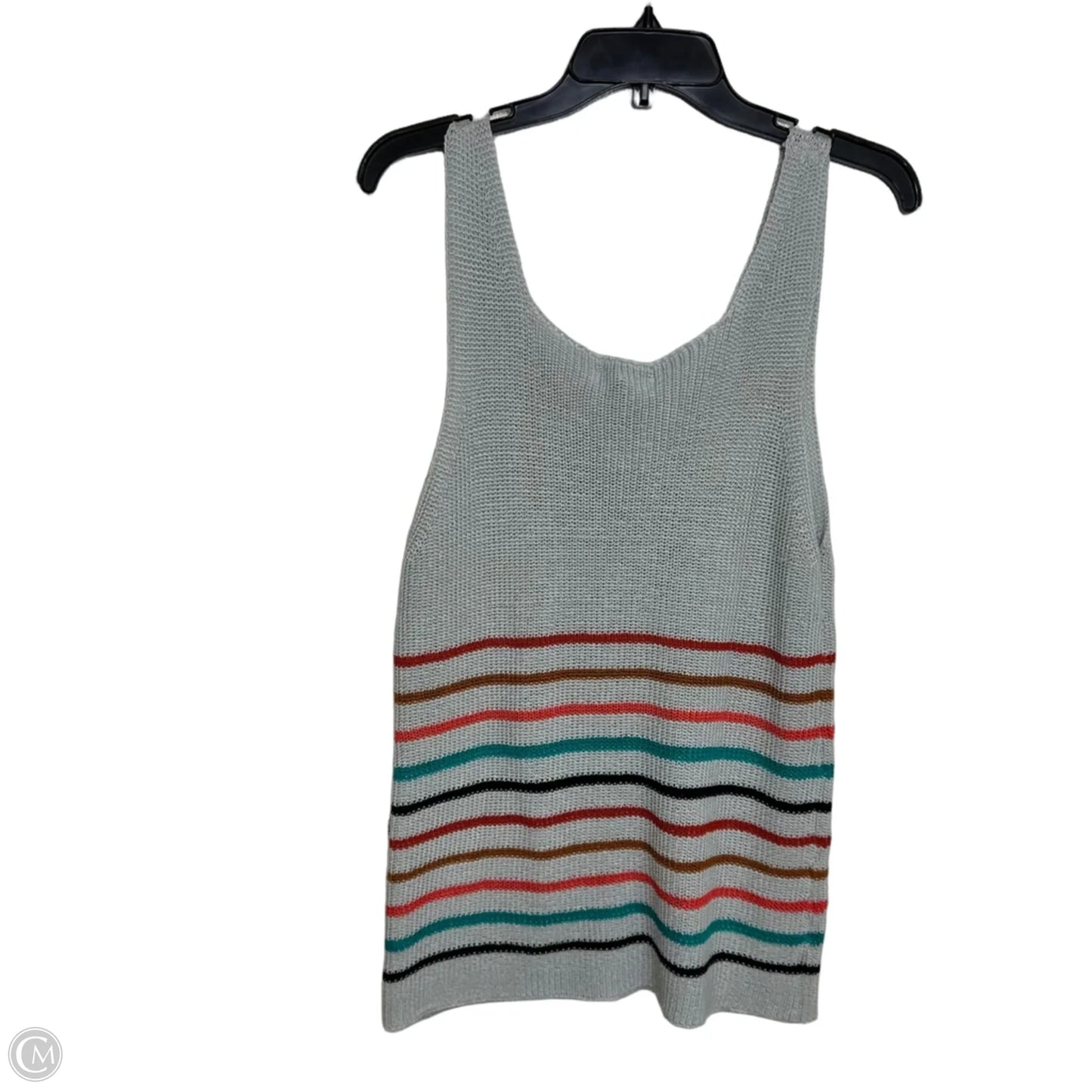 Top Sleeveless By Clothes Mentor In Striped Pattern, Size: L