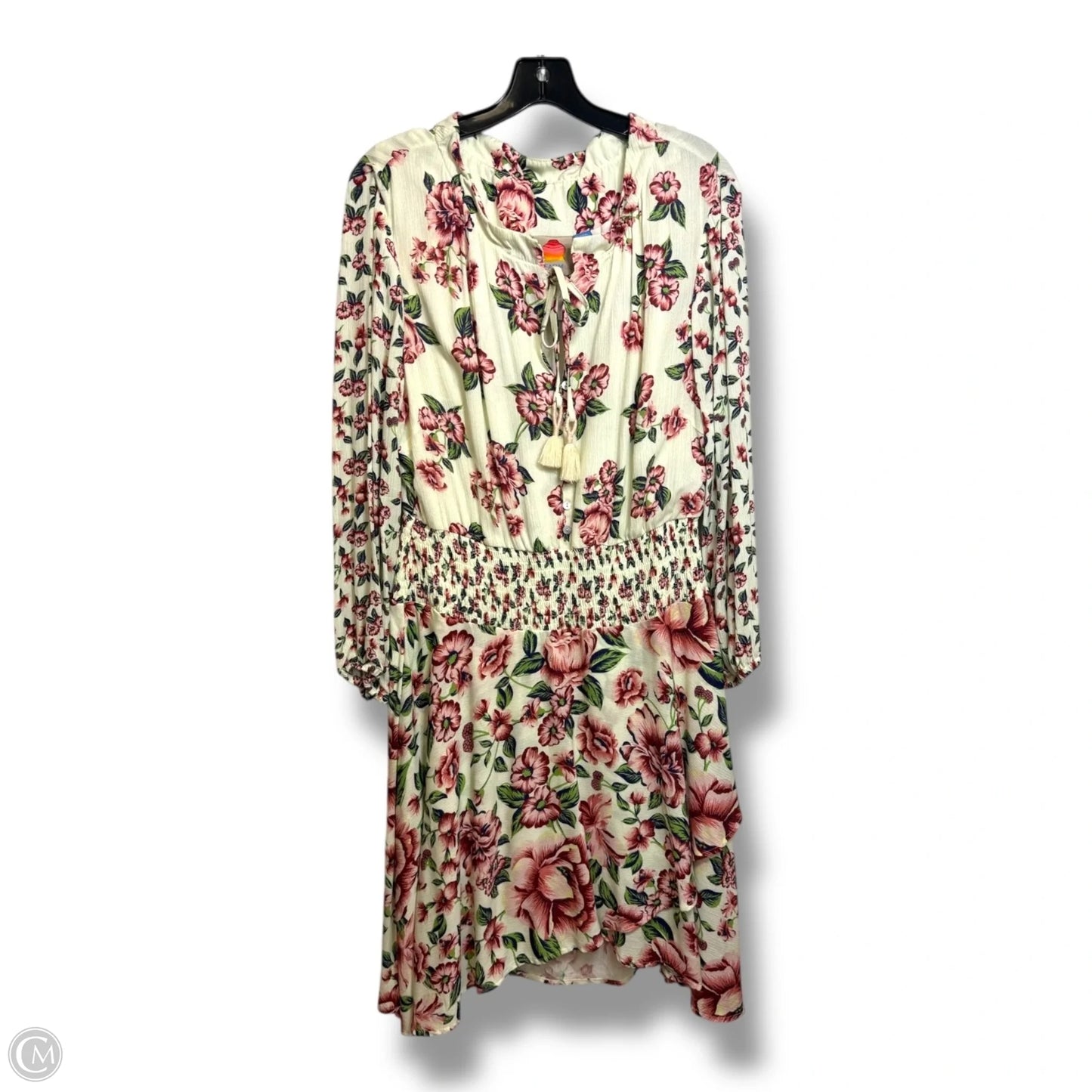 Dress Casual Maxi By FARM RIO In Floral Print, Size: Lp