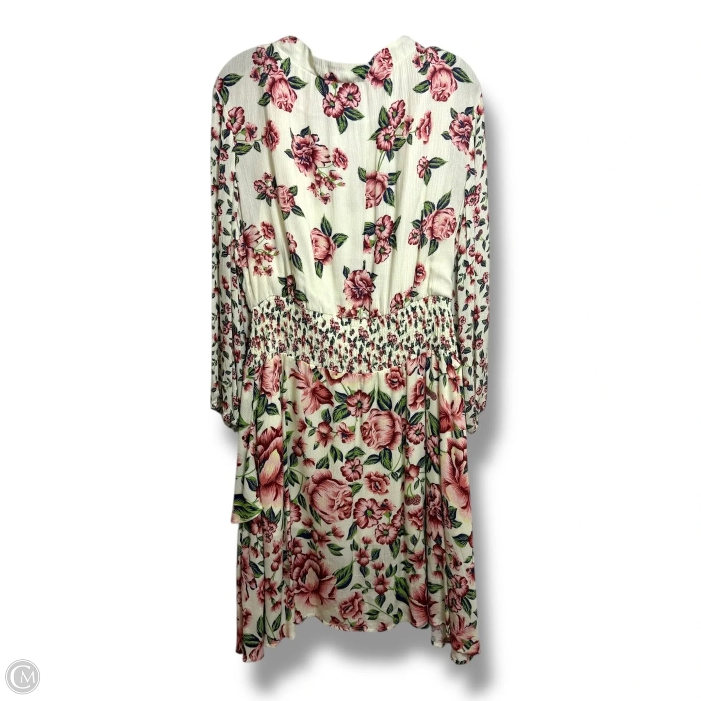 Dress Casual Maxi By FARM RIO In Floral Print, Size: Lp