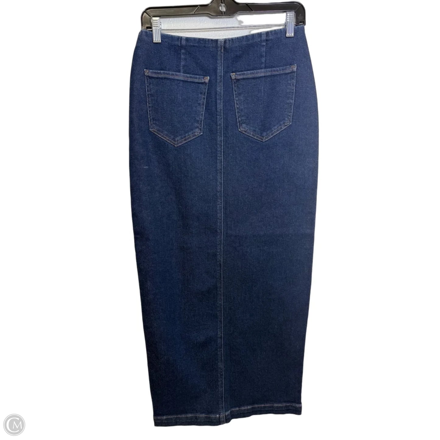 Skirt Maxi By Express In Blue Denim, Size: 0
