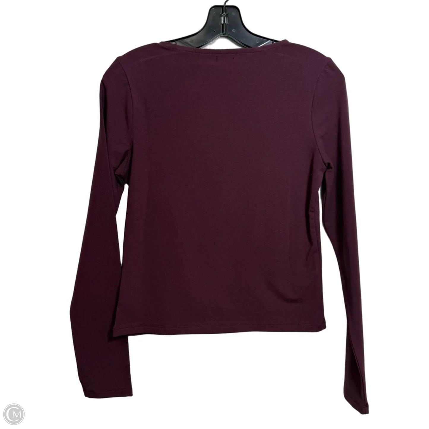Top Long Sleeve By Express In Maroon, Size: S