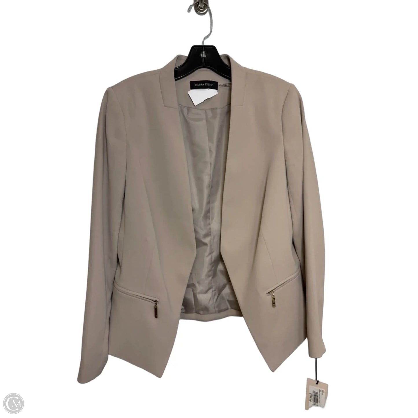 Blazer By Ivanka Trump In Beige, Size: 10