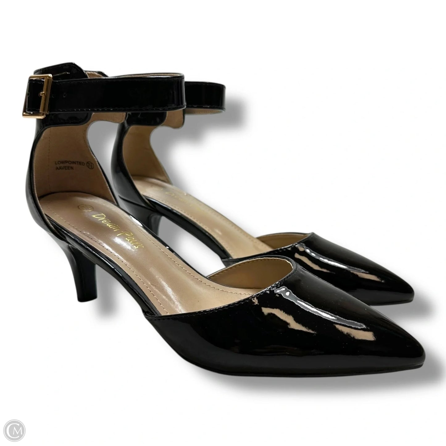 Shoes Heels Kitten By Dream Pairs In Black, Size: 7.5