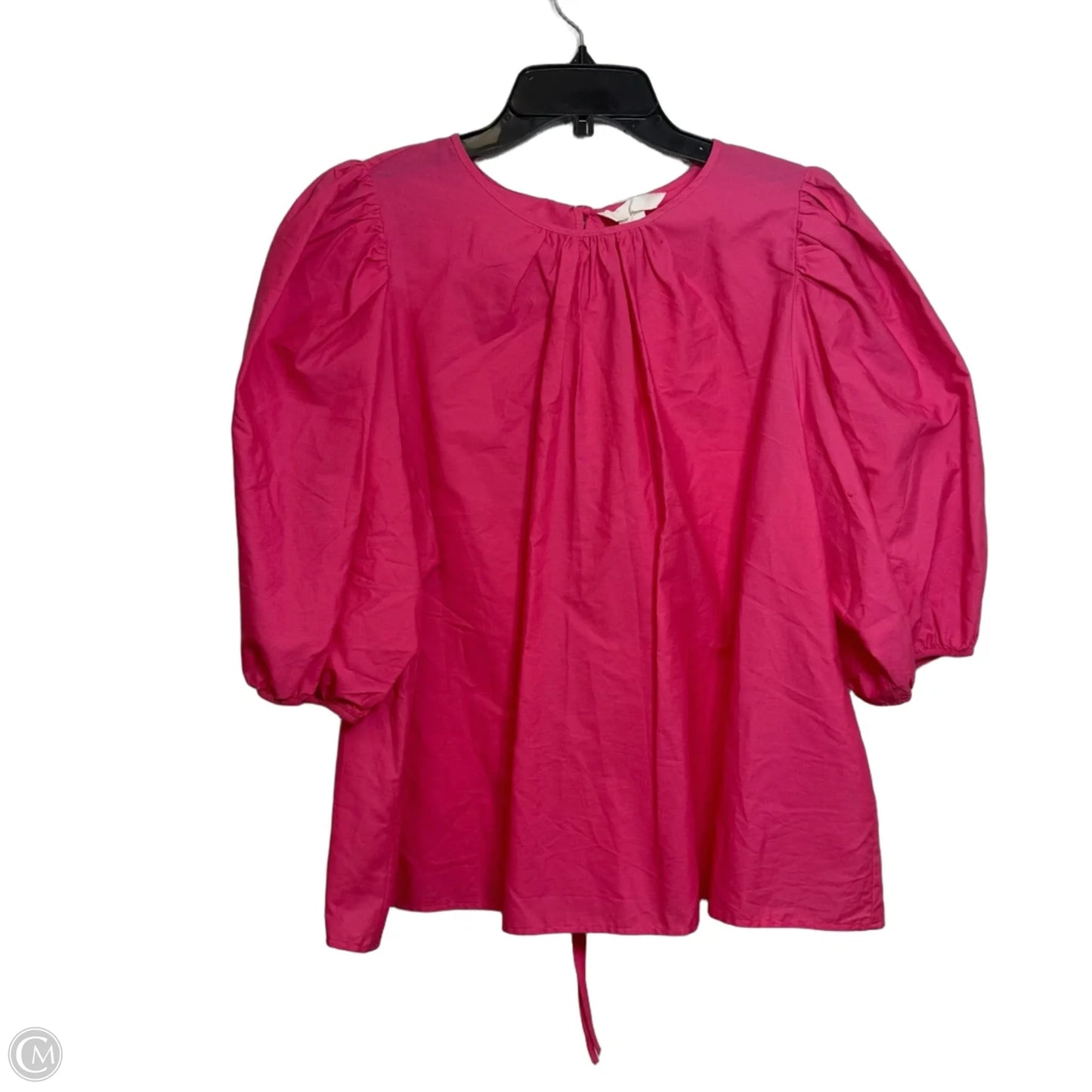 Top Short Sleeve By H&m In Pink, Size: L