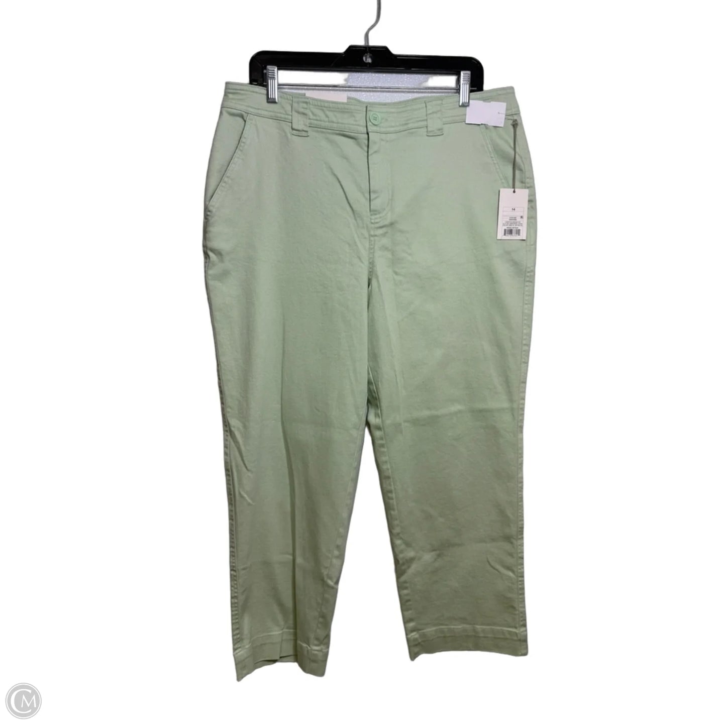 Jeans Flared By A New Day In Green Denim, Size: 14