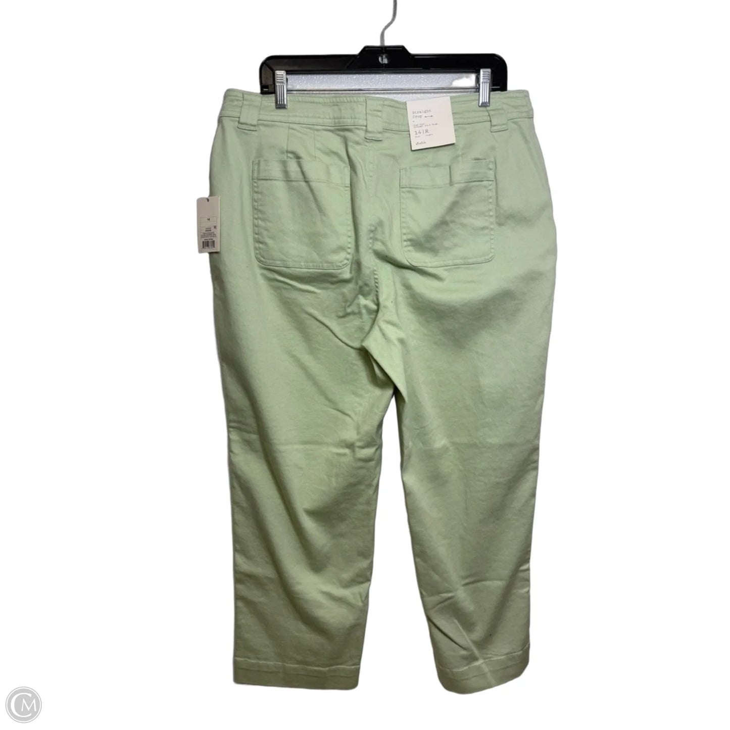 Jeans Flared By A New Day In Green Denim, Size: 14
