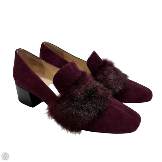 Shoes Designer By Kate Spade In Maroon, Size: 9