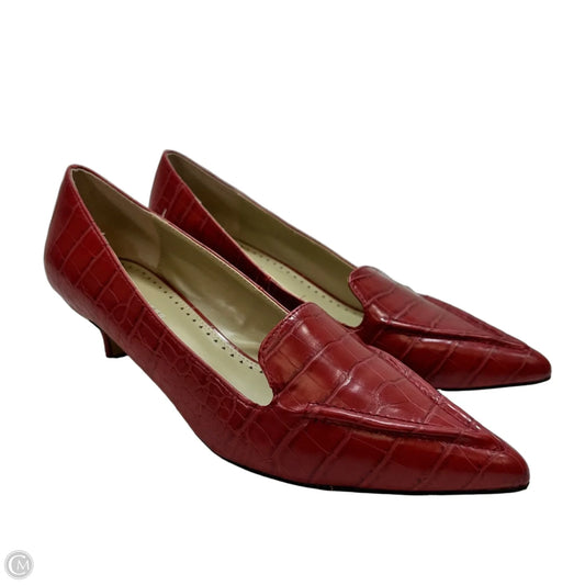 Shoes Heels Kitten By Adrienne Vittadini In Red, Size: 8.5