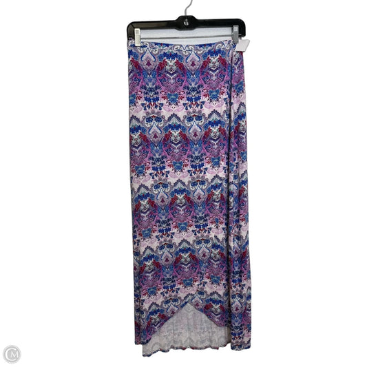 Skirt Maxi By Pink Rose In Paisley Print, Size: L