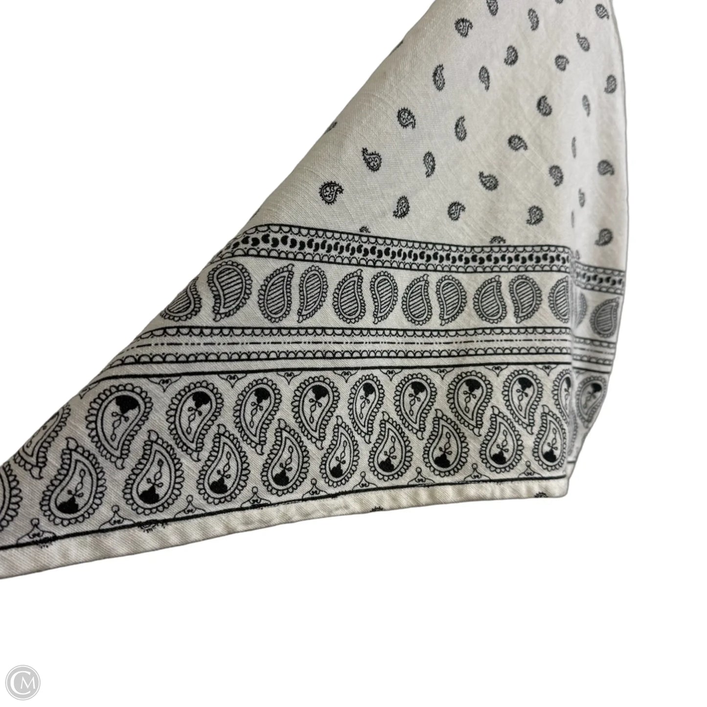 Top Long Sleeve By Studio West In White, Size: L