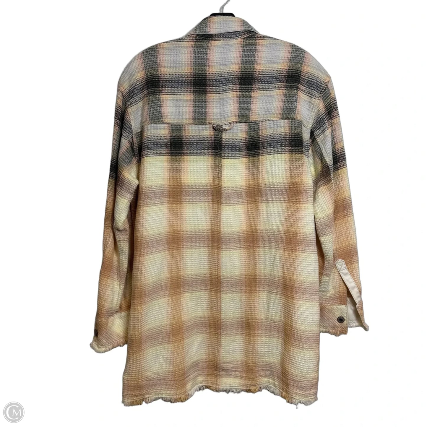 Jacket Shirt By We The Free In Plaid Pattern, Size: Xs