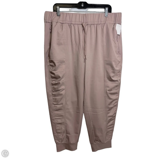 Athletic Pants By Zuda In Purple, Size: L