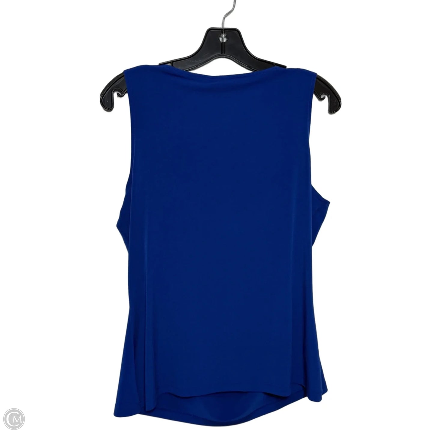 Top Sleeveless By Calvin Klein In Navy, Size: L