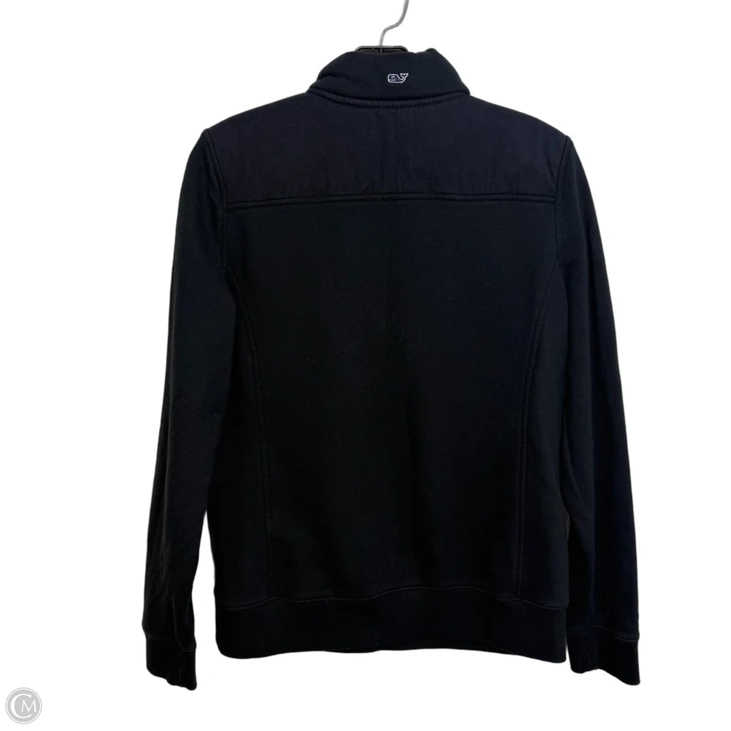 Athletic Top Long Sleeve Crewneck By Vineyard Vines In Black, Size: M