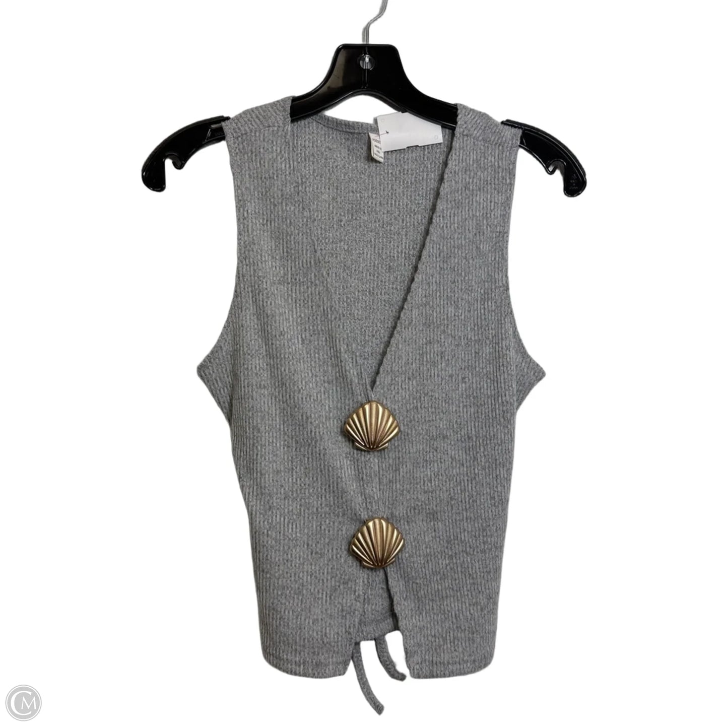Tank Top By Clothes Mentor In Grey, Size: M