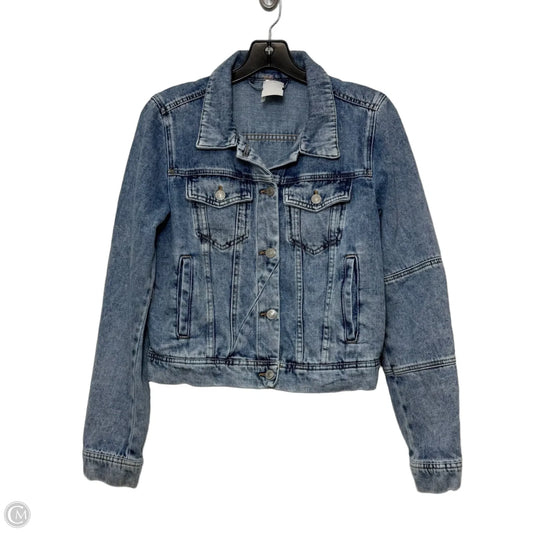 Jacket Denim By Free People In Blue Denim, Size: S