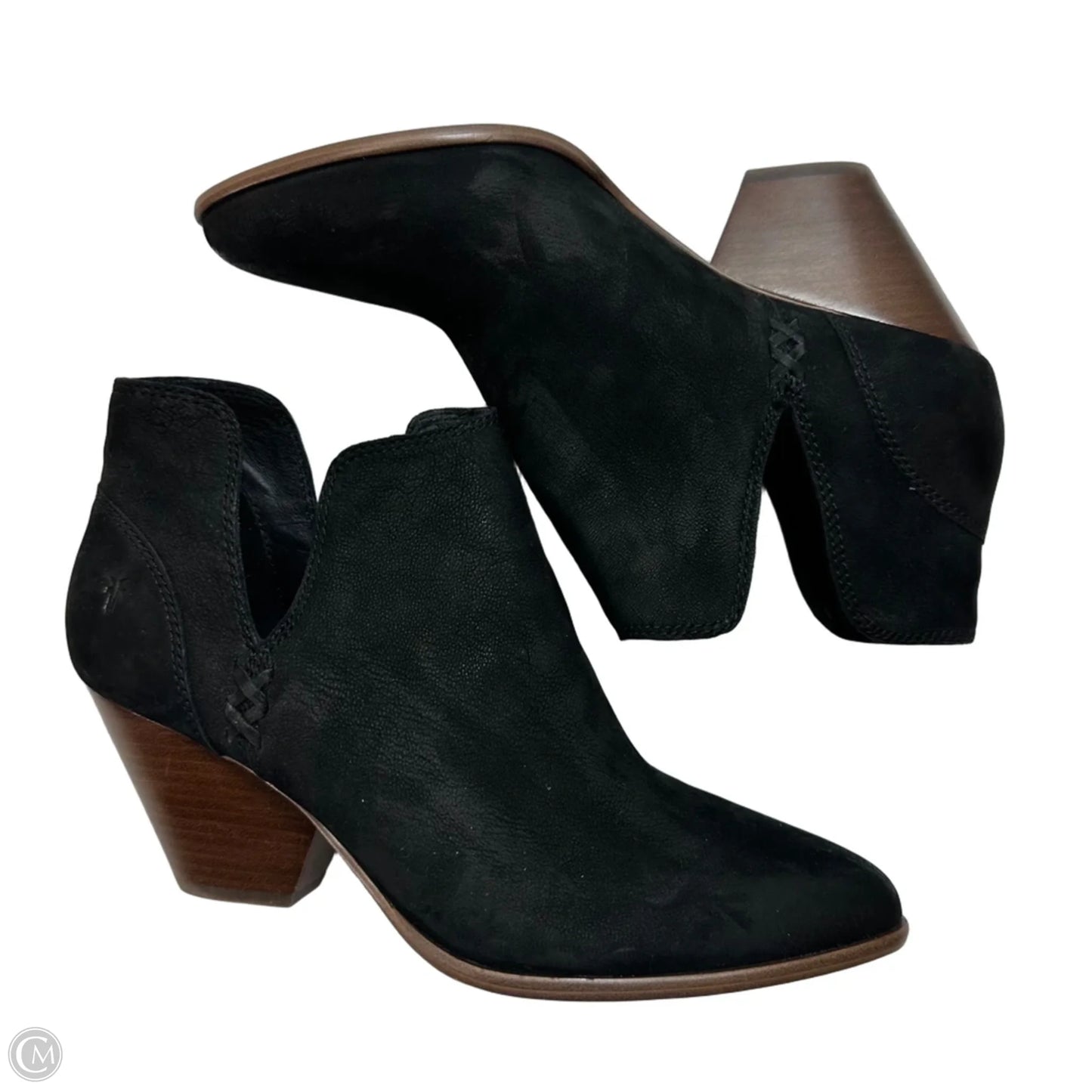 Boots Designer By Frye In Black, Size: 9