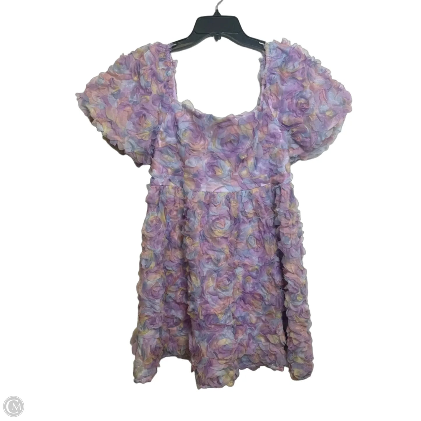 Dress Casual Short By She + Sky In Purple, Size: L