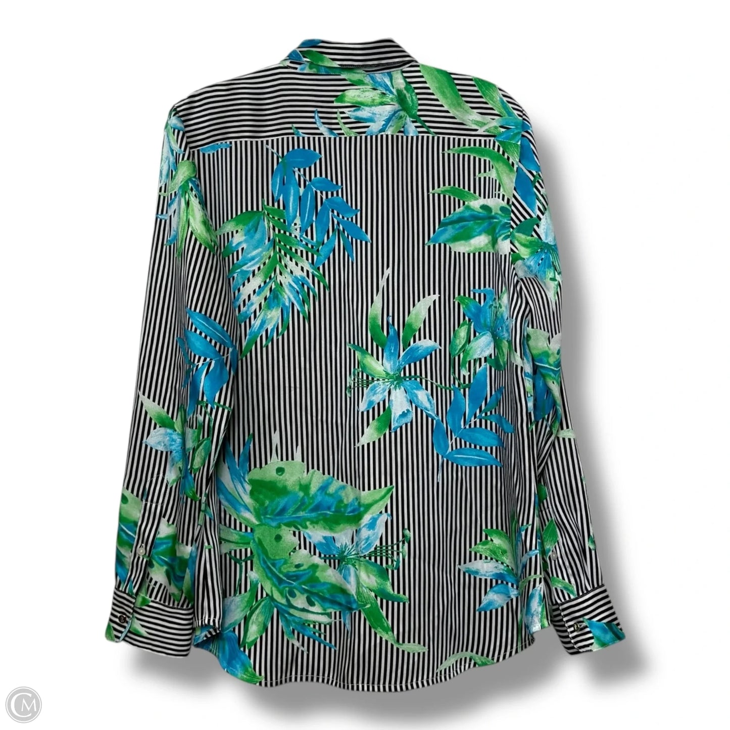 Top Long Sleeve By Ralph Lauren In Striped Pattern, Size: L