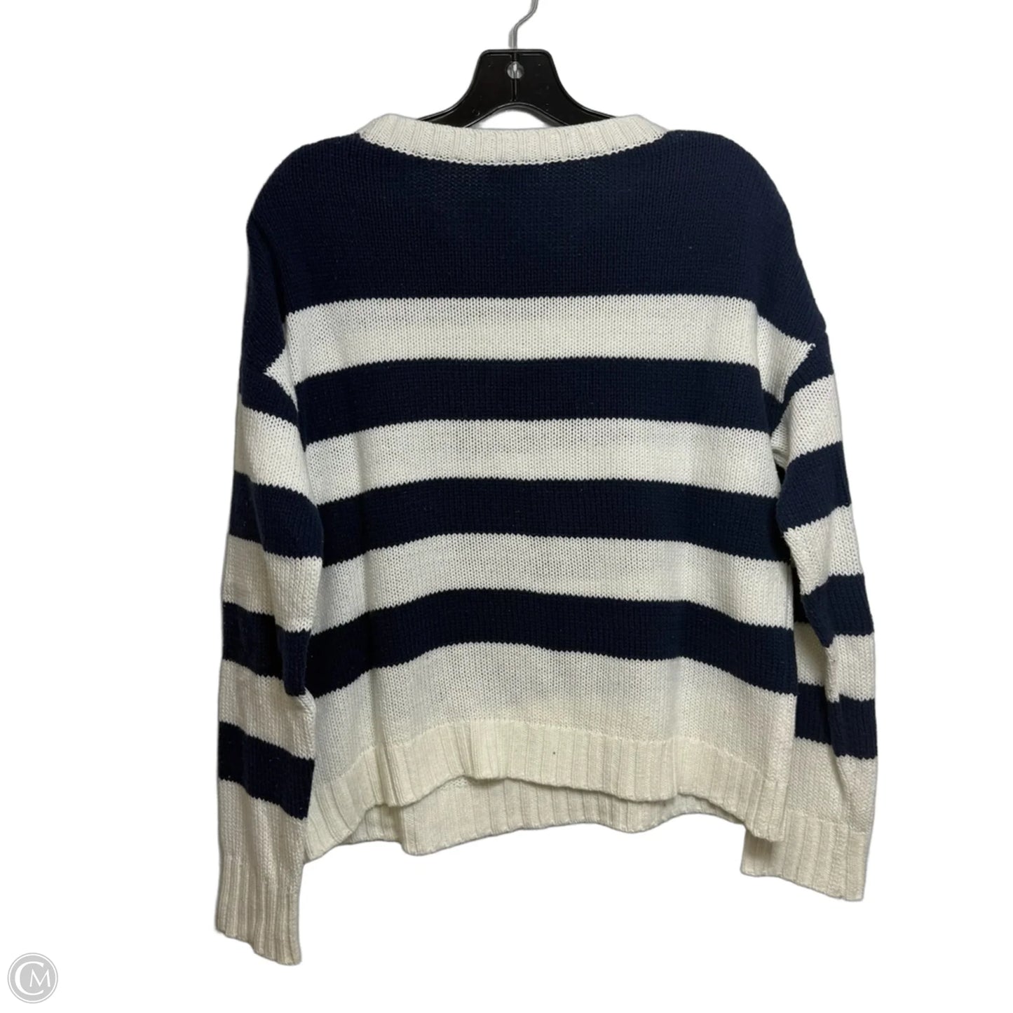Top Long Sleeve By Rails In Striped Pattern, Size: M
