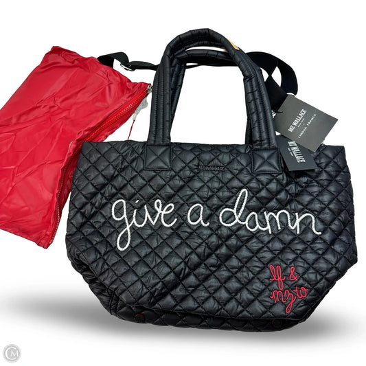 Handbag tote By Mz Wallace x Lingua Franca Metro Tote Deluxe bag, Size: Large