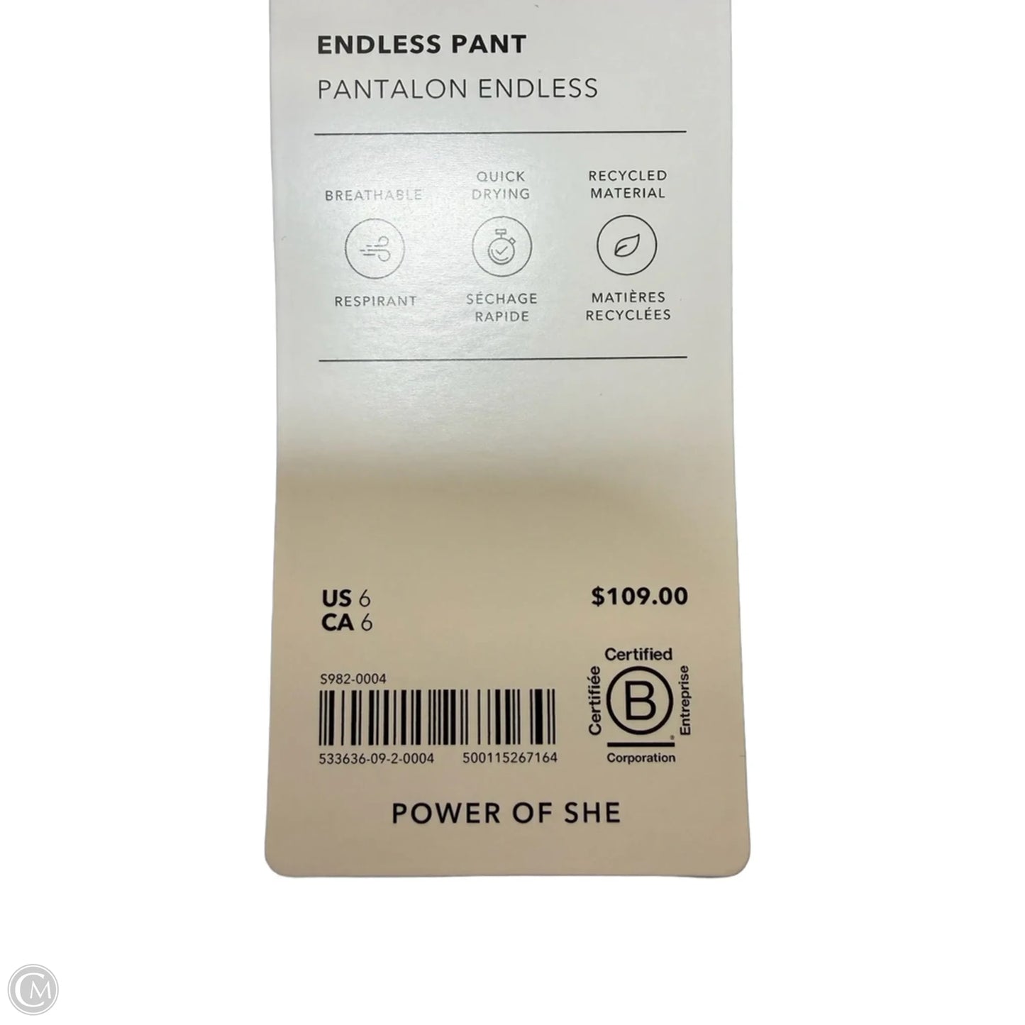 Athletic Leggings By Athleta In Blue, Size: 6