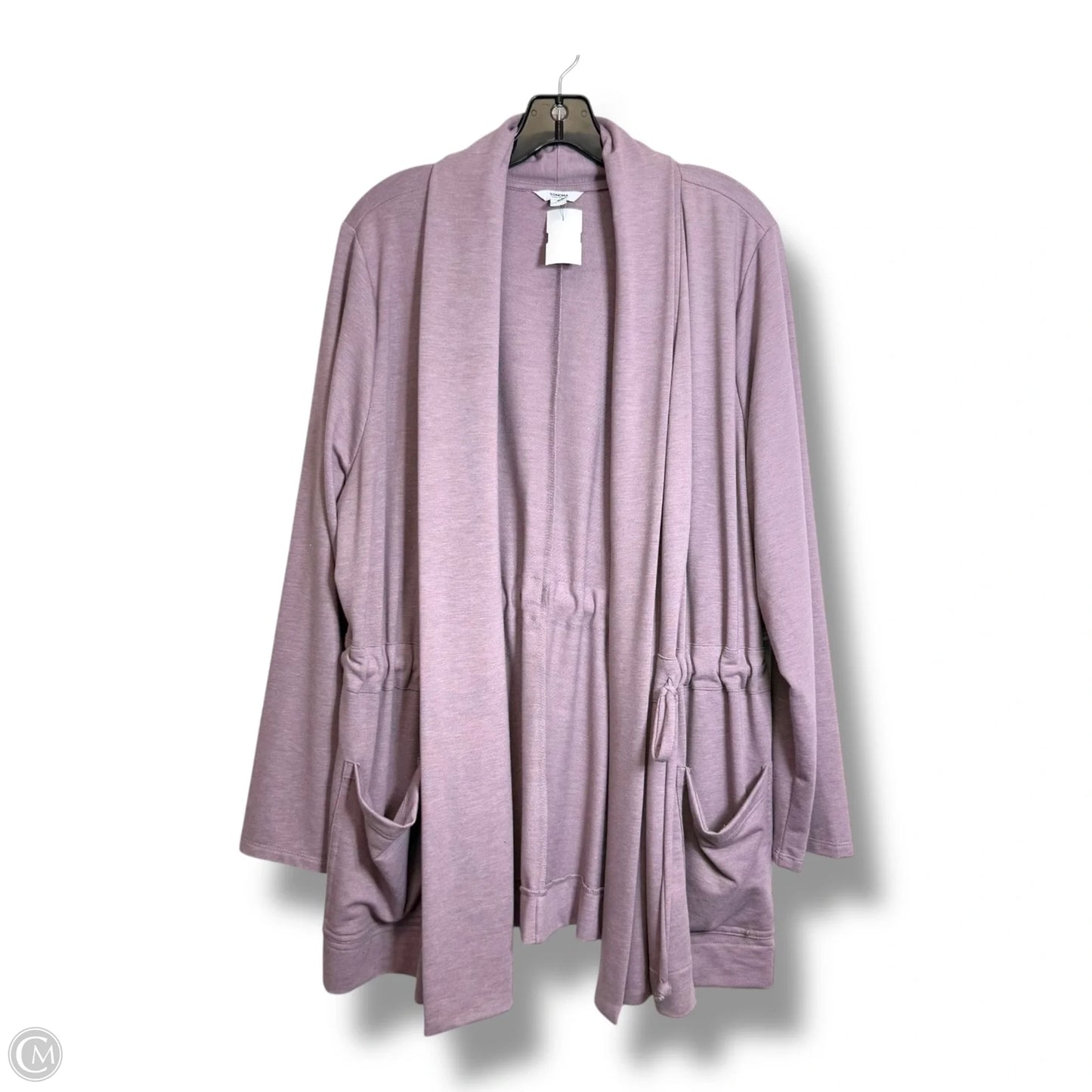 Cardigan By Sonoma In Purple, Size: Xxl