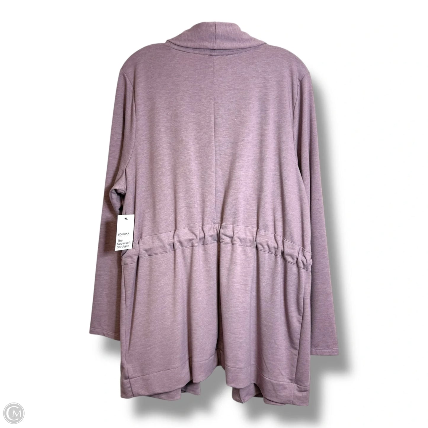 Cardigan By Sonoma In Purple, Size: Xxl