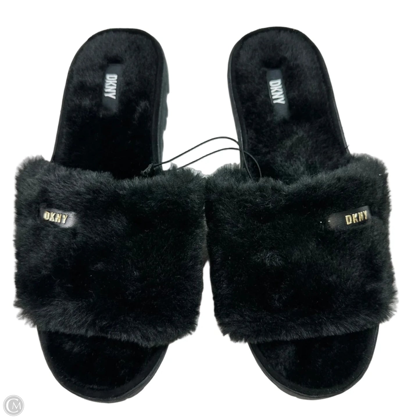 Sandals Flats By Dkny In Black, Size: 8