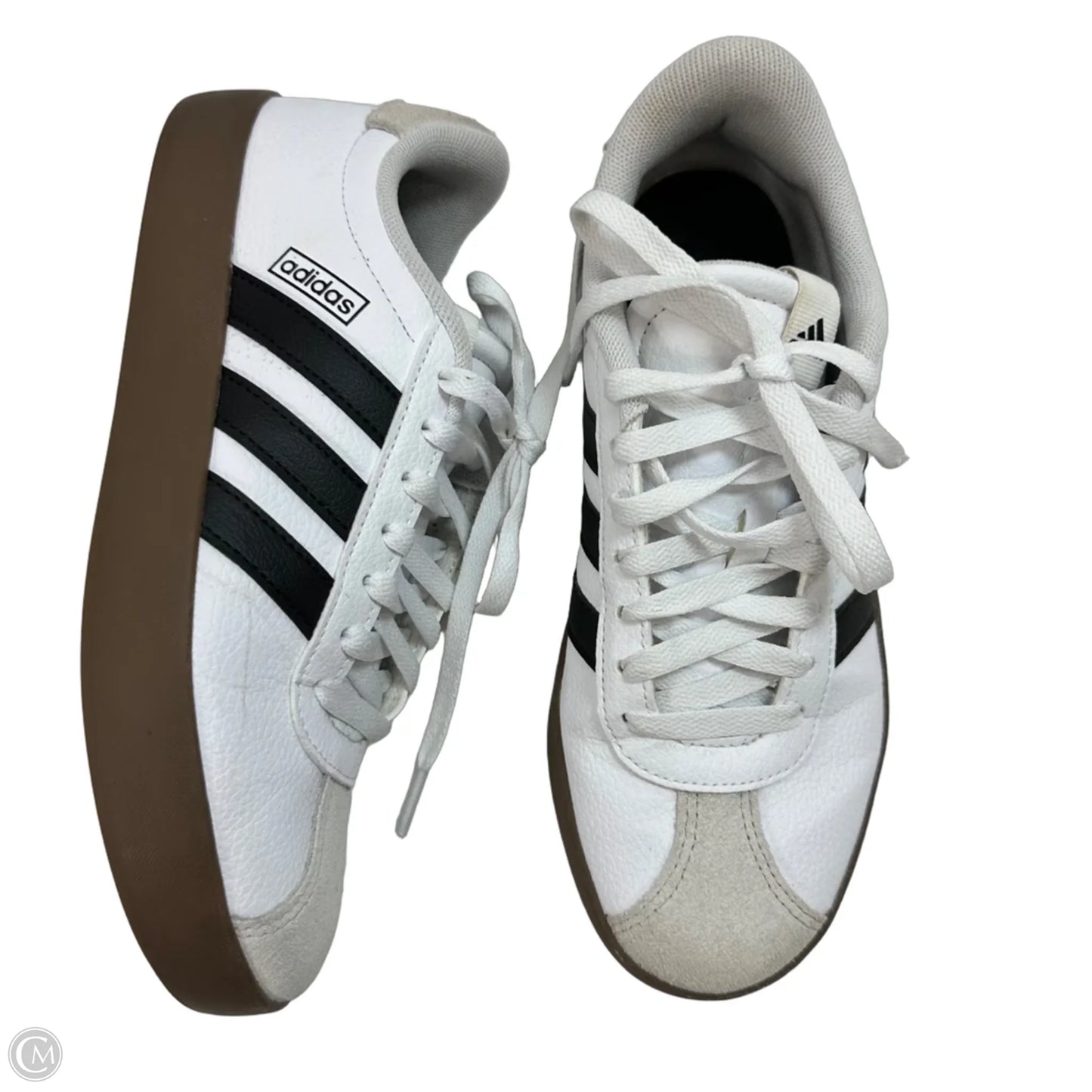 Shoes Athletic By Adidas In White, Size: 40/9