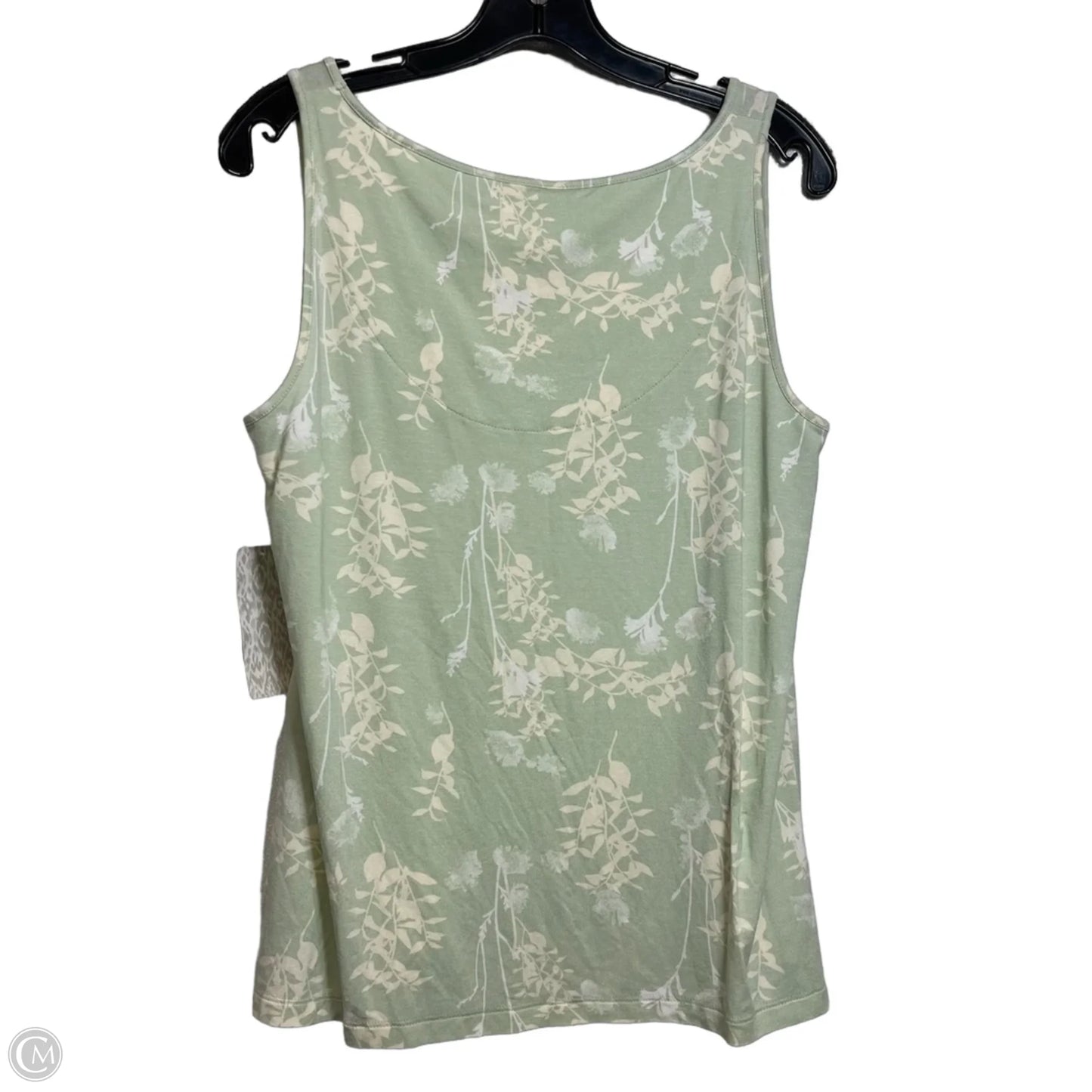 Tank Top By Chicos In Green, Size: 1x