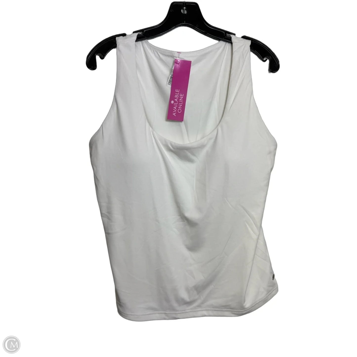 Athletic Tank Top By Clothes Mentor In White, Size: 2x