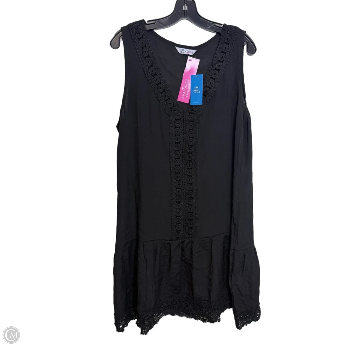 Swimwear Cover-up By Cupshe In Black, Size: Xl