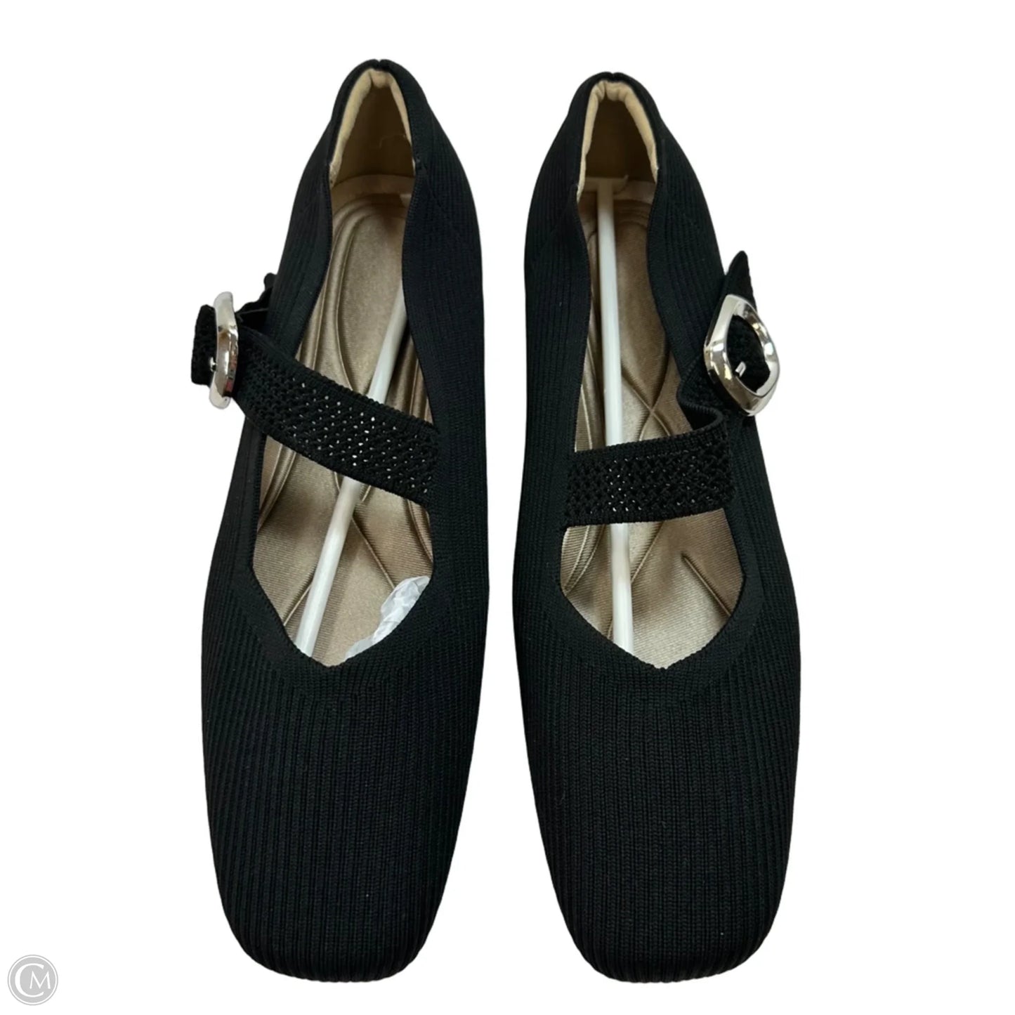 Shoes Flats By Clothes Mentor In Black, Size: 42/11