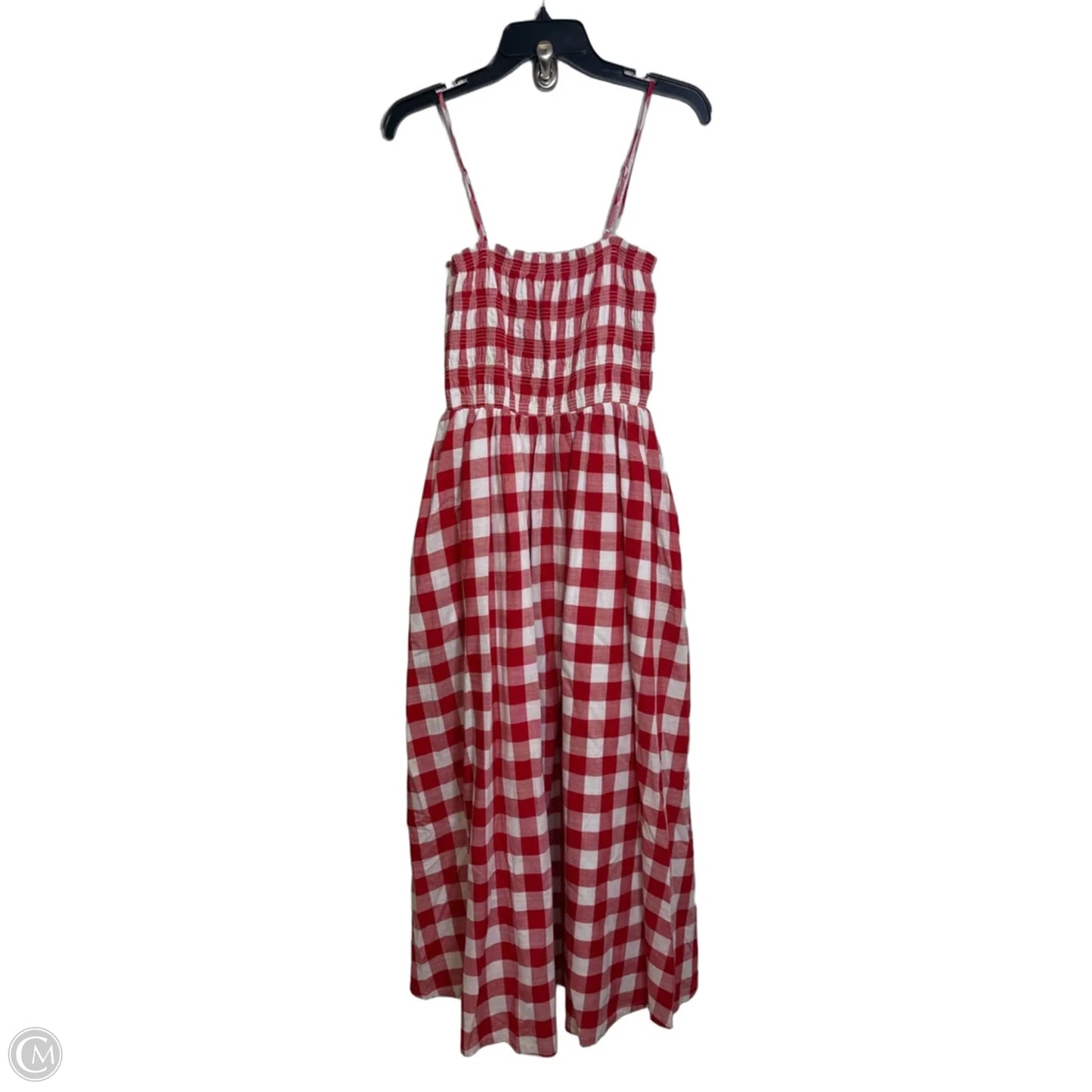 Dress Casual Maxi By Loft In Plaid Pattern, Size: 2