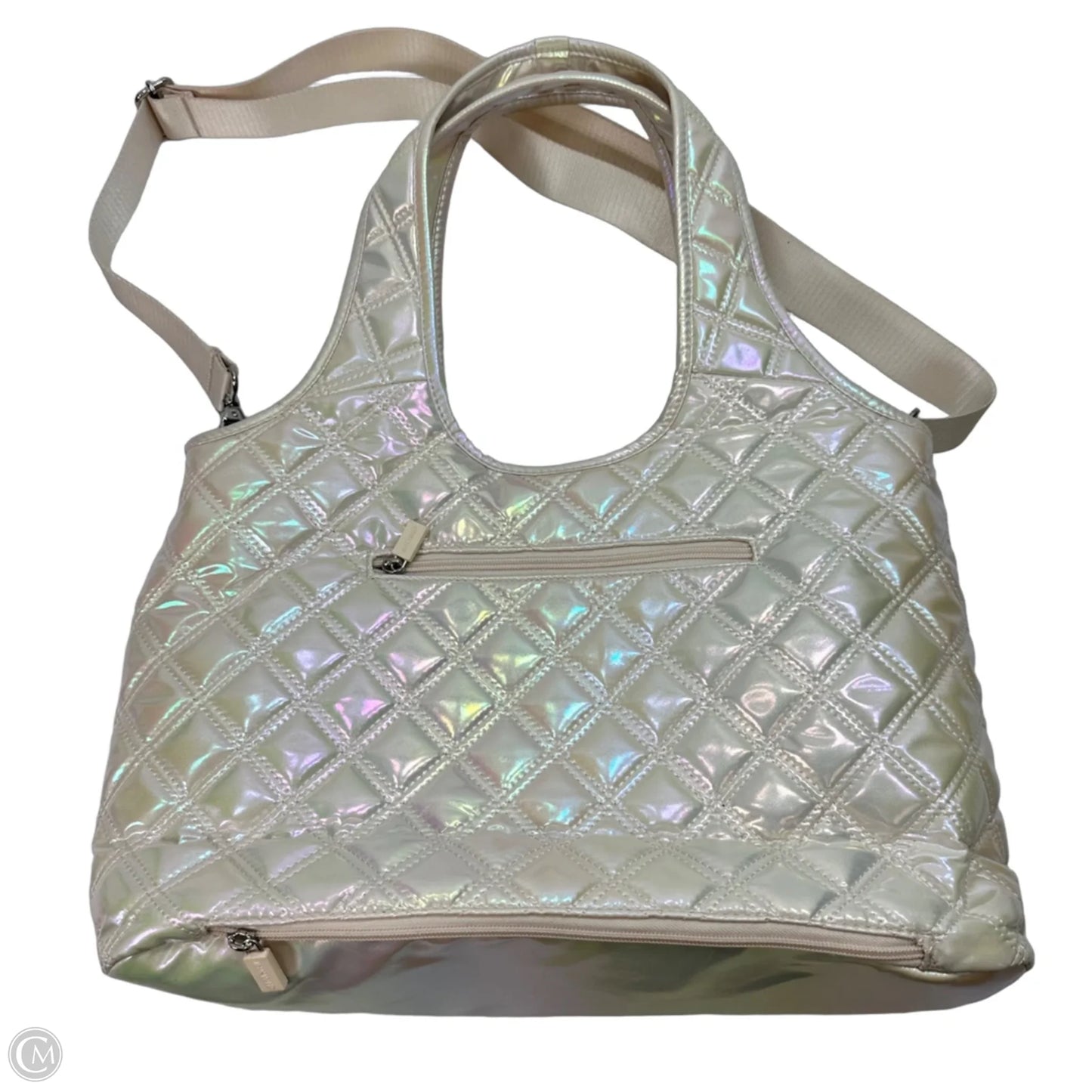 quilted shopper tote bag Handbag By IHKWIP, Size: Large
