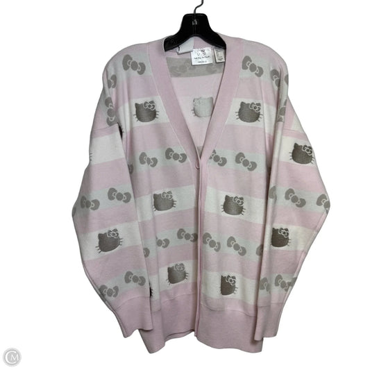 Hello Kitty Cardigan By Forever 21 In Pink, Size: M