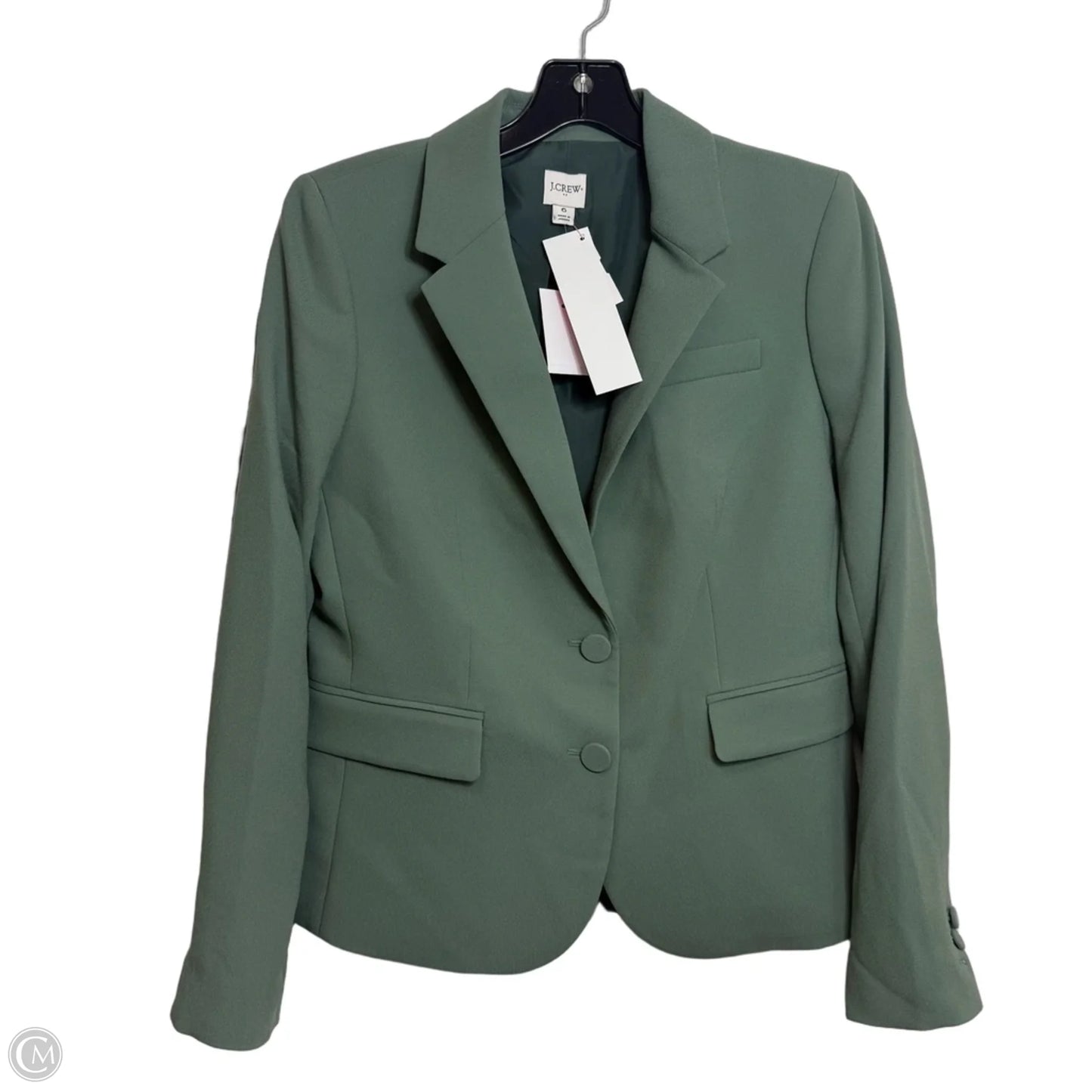 Blazer By J. Crew In Green, Size: 6