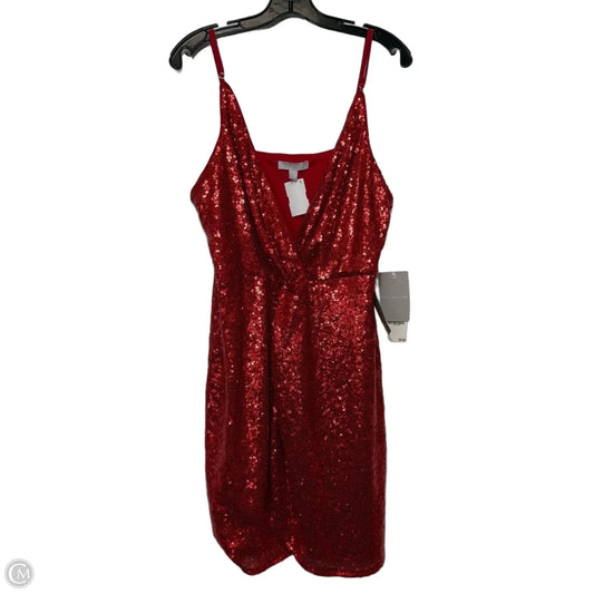 Dress Casual Short By Chelsea 28 In Red, Size: L