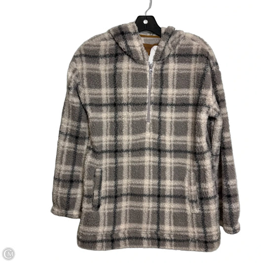 Jacket Fleece By Koolaburra By Ugg In Grey & White, Size: S