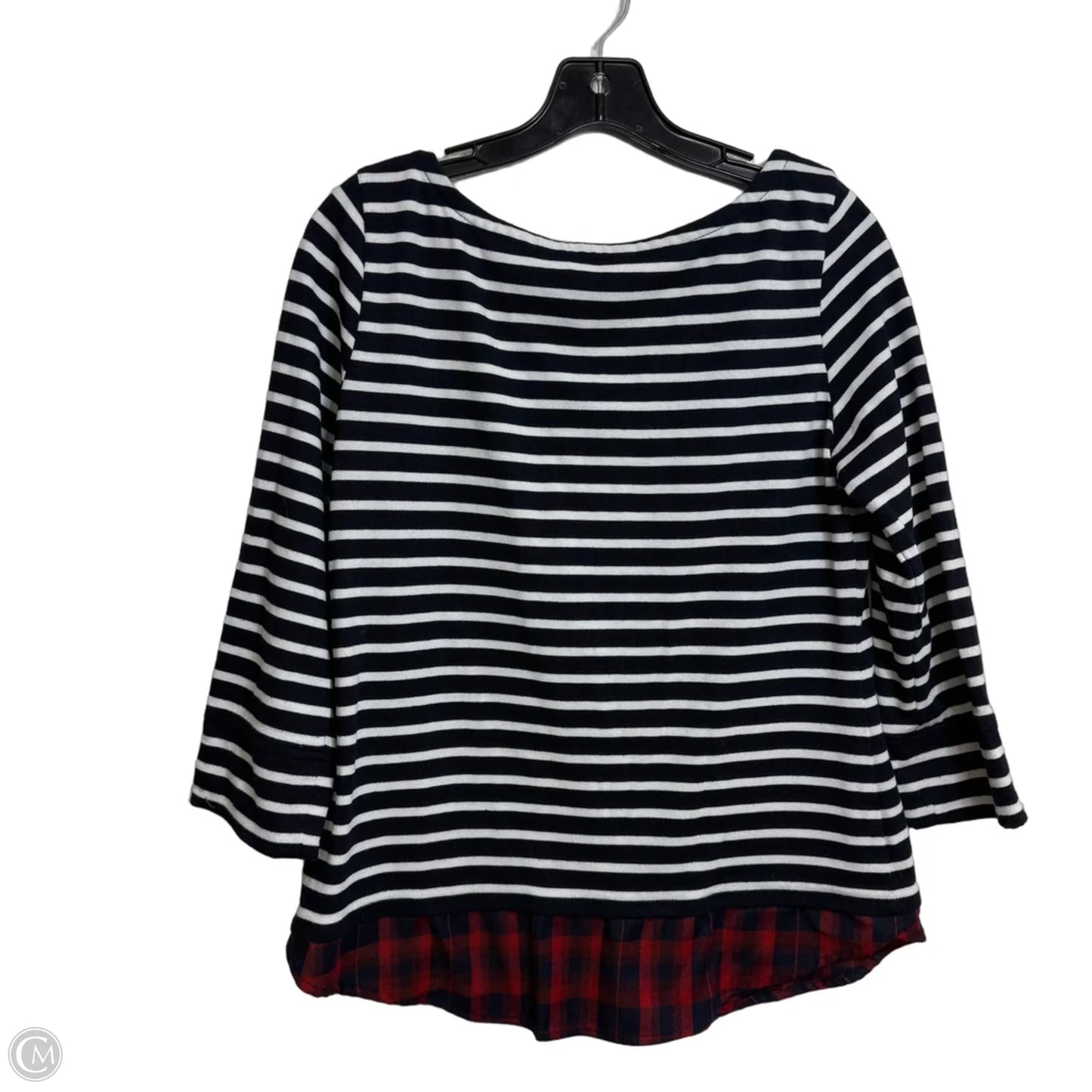 Top Long Sleeve By Market & Spruce In Striped Pattern, Size: S