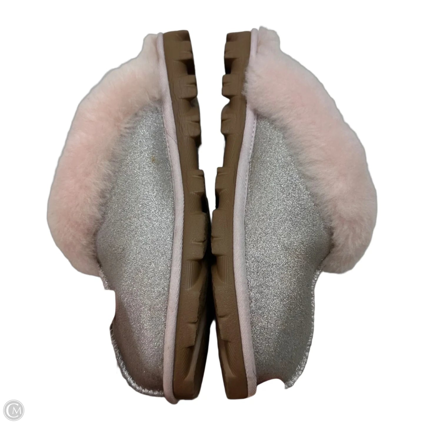 Slippers Designer By Ugg In Pink, Size: 9