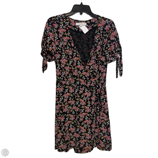 Dress Casual Midi By Loft In Floral Print, Size: L