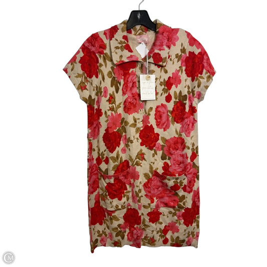 Dress Casual Short By Mumu In Floral Print, Size: L