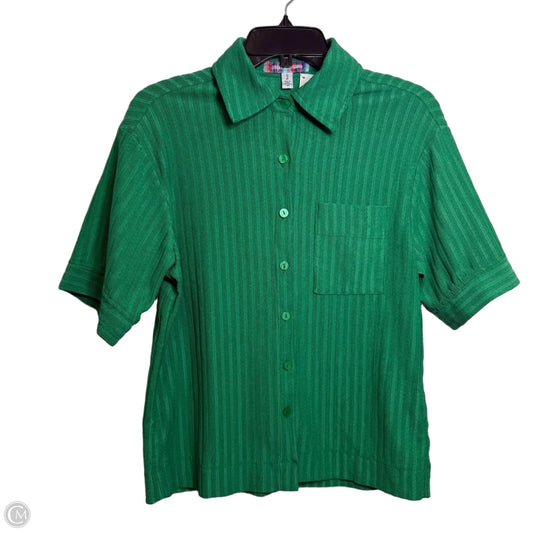 Top Short Sleeve By Urban Outfitters In Green, Size: S